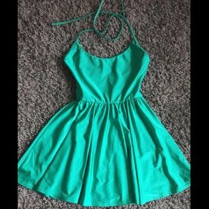 NYLON TRICOT FIGURE SKATER DRESS